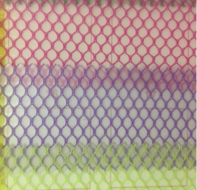 DG-GZ TPU夾網布  透明六角夾網  密度：60  成份：PVC  克重：500G  紗支：100   細節-3